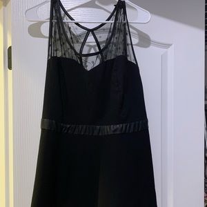 Torrid sz 3, black peplum w/faux leather